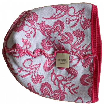 pure pure Beanie Mütze  pink/lavendel 100%kbA cotton  49-55