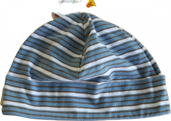 Mütze gestreift cornet blue  97% Baumwolle  Döll  Größe 55