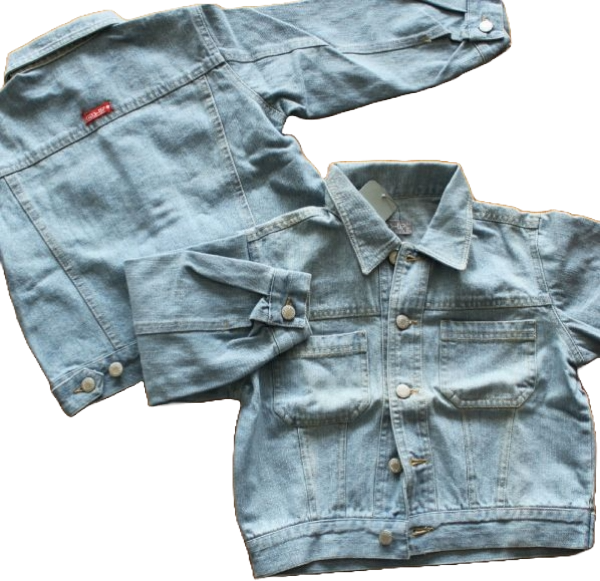 Jeansjacke hellblau 100% cotton Größe 98-122  KIDS-UP