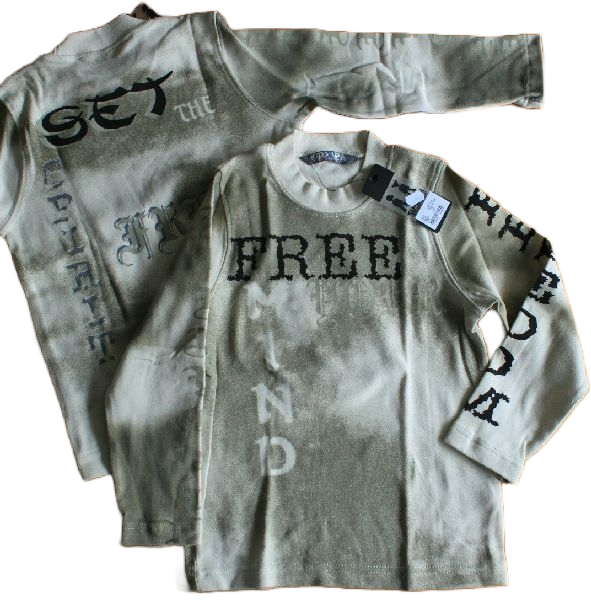 Langarmshirt longsleeve "free your mind" Größe 98-122