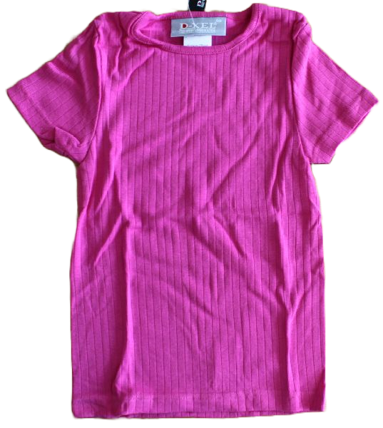 Rippshirt pink  Größe 128-164