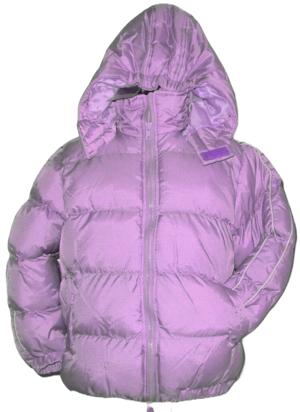 Winterjacke Nylon rosa Größe 104-116