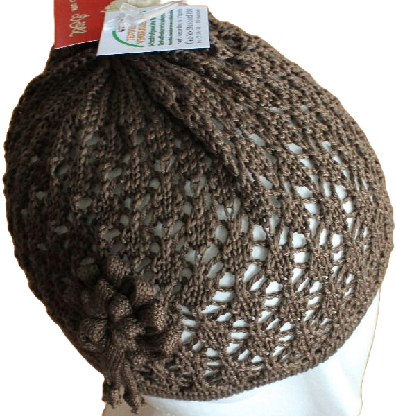 Beanie Strickmütze  Baumwolle  div. Farben Größe 55