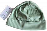 Umschlagmütze pure pure  hellgrün/natur 100% kbA cotton Größe 53 - 57