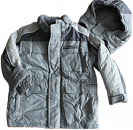 Winterjacke Langjacke Nylon grau