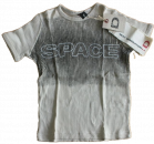 T-Shirt Rippshirt sand/melange SPACE Cotton